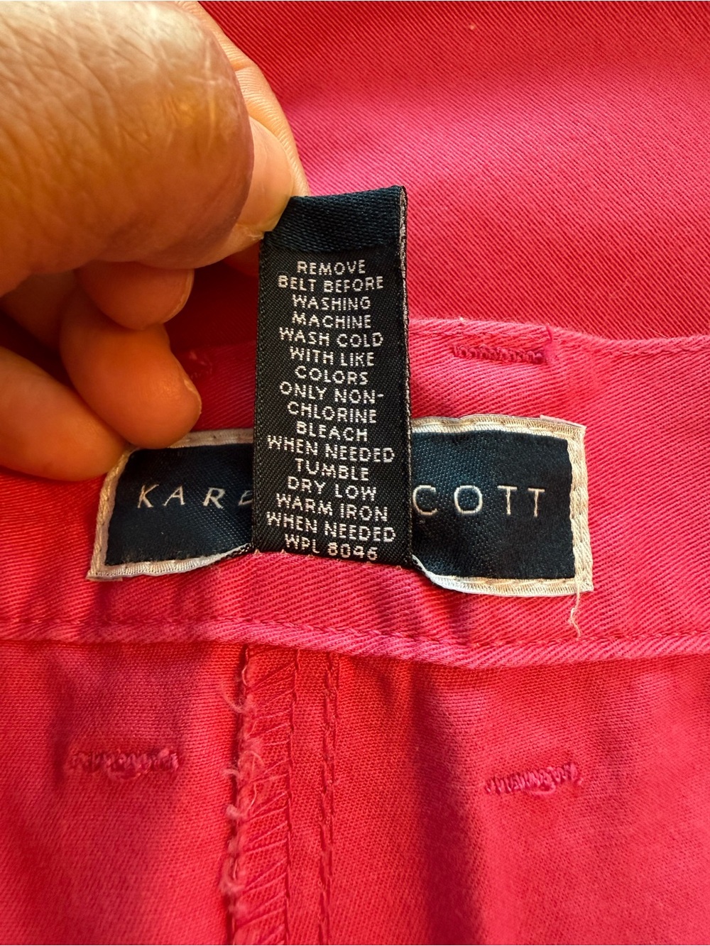 KAREN SCOTT Hot Pink Women's Capri Pants Size 14 - Picture 4 of 8